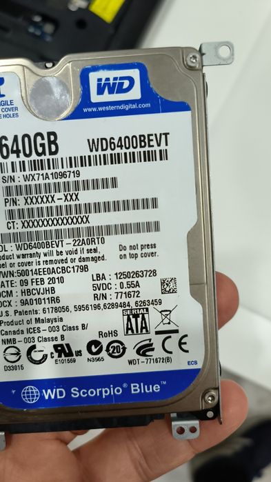 Computador PC portátil Samsung i5 6gb 640gb win10 15,6"