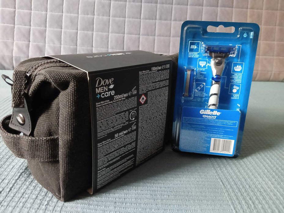 Dove zestaw upominkowy + Gillete Mach 3 Turbo,