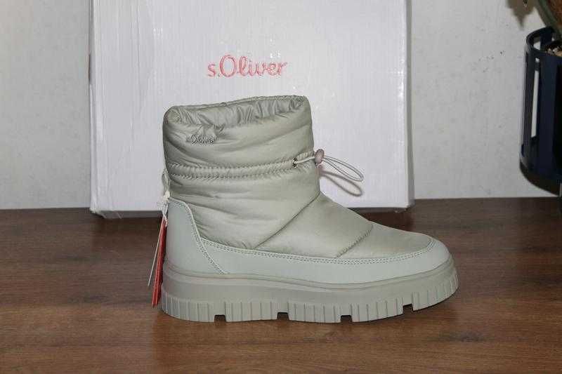 Оригінальні чоботи, дутики S.Oliver, 38 розмір