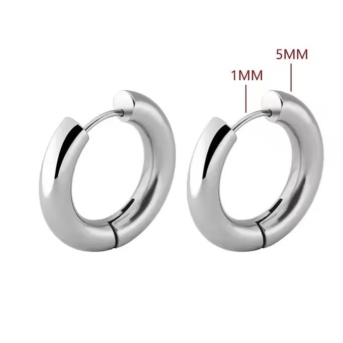 12 brincos ,6 pares Aço inoxidável