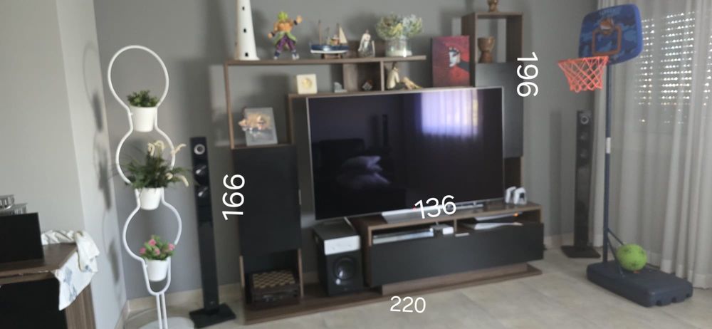 Móvel de sala, aparador e prateleira