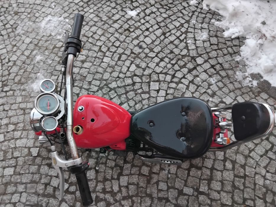 Mini bike pocket chopper spalinowy dla dzieci