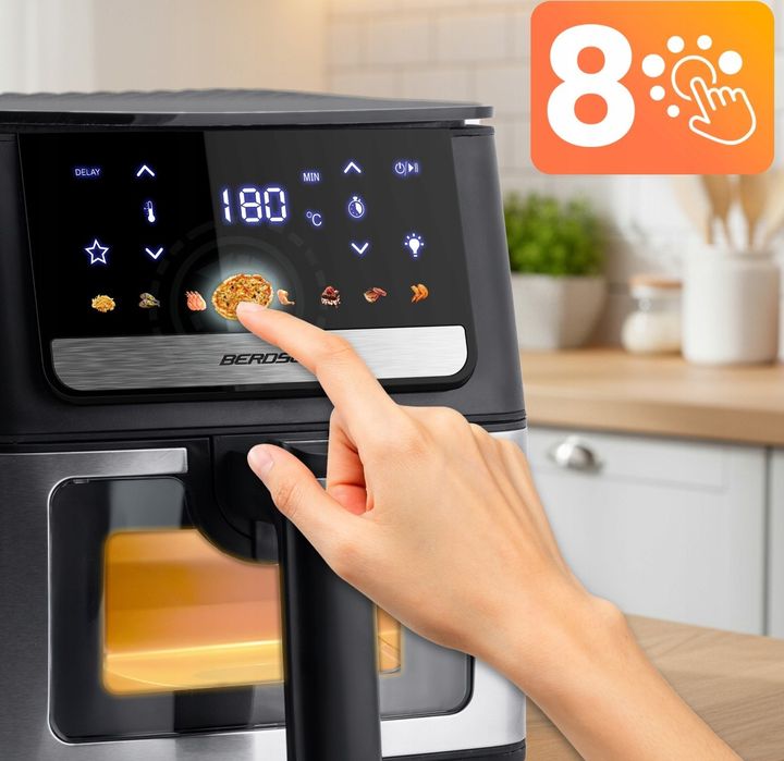 Фритюрниця безмасляна 6.5л  BERDSEN 1700W