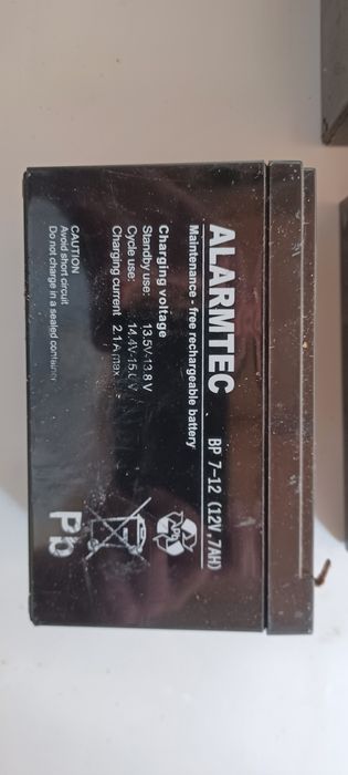 Akumulatory 12V 7Ah zużyte