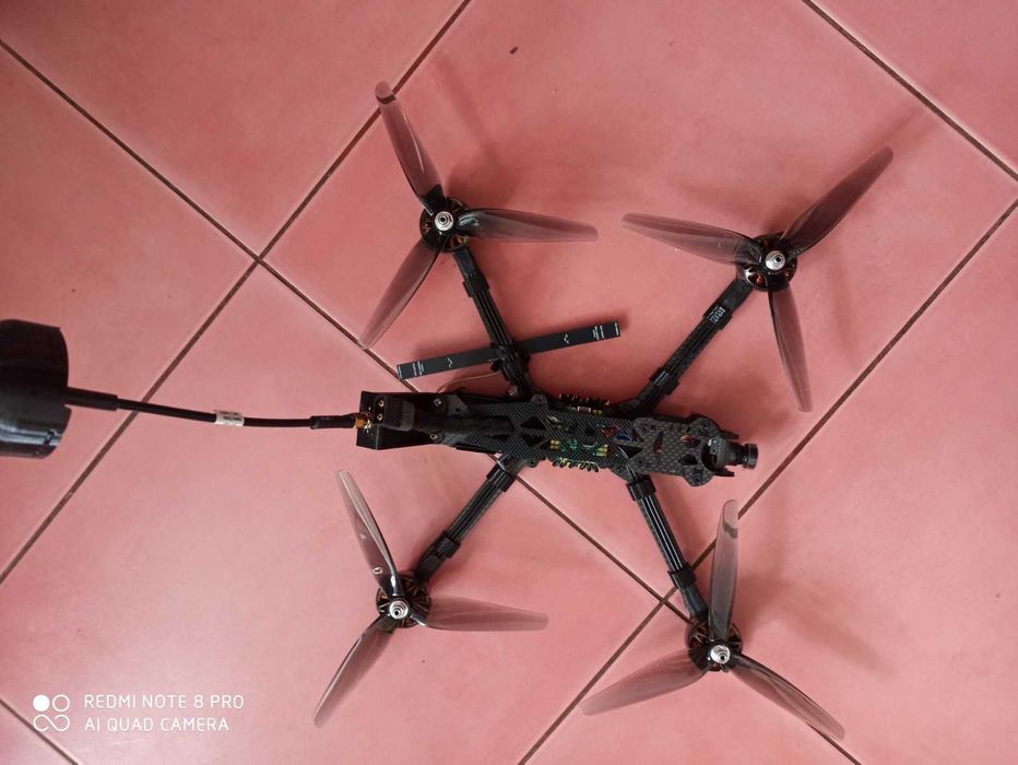 FPV Дрон 7 дюймів / AKK 3W / Emax 2807 / Caddx Ratel Pro