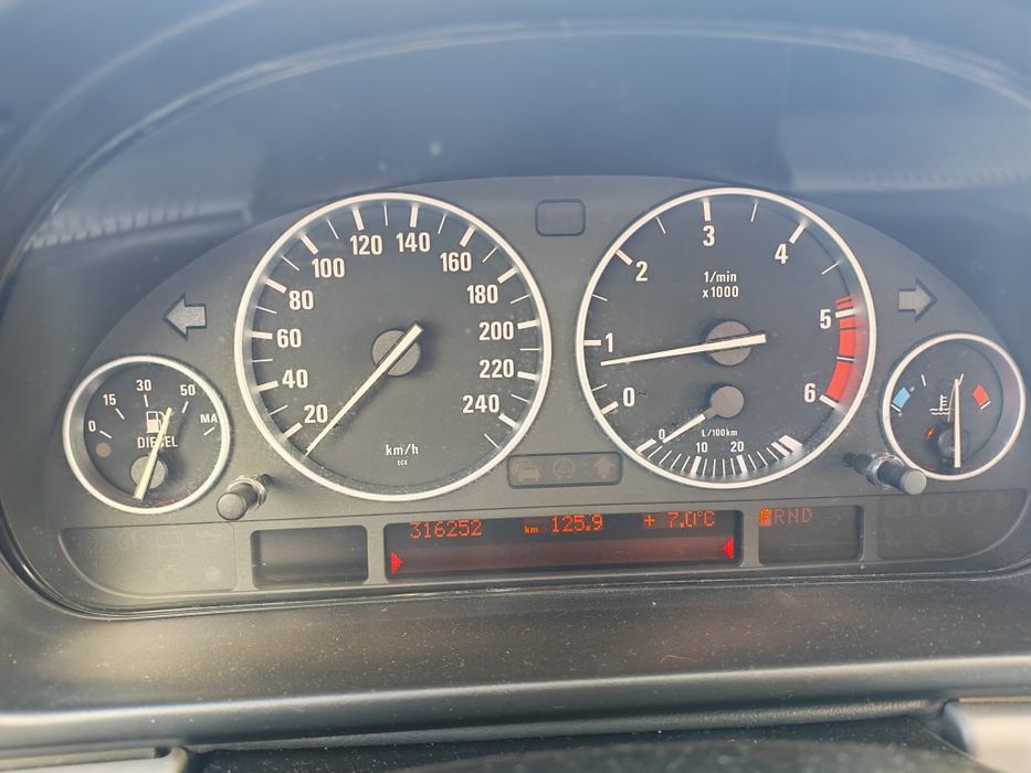 BMW e39 lift 3.0D 316 tyś przebiegu