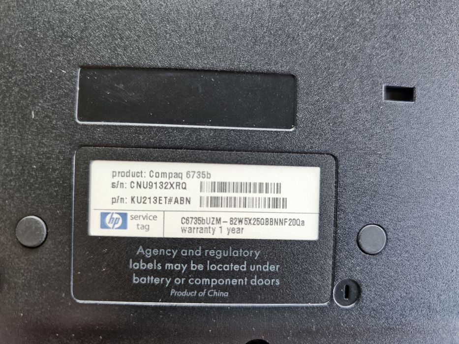 Laptop HP Compaq 6735b