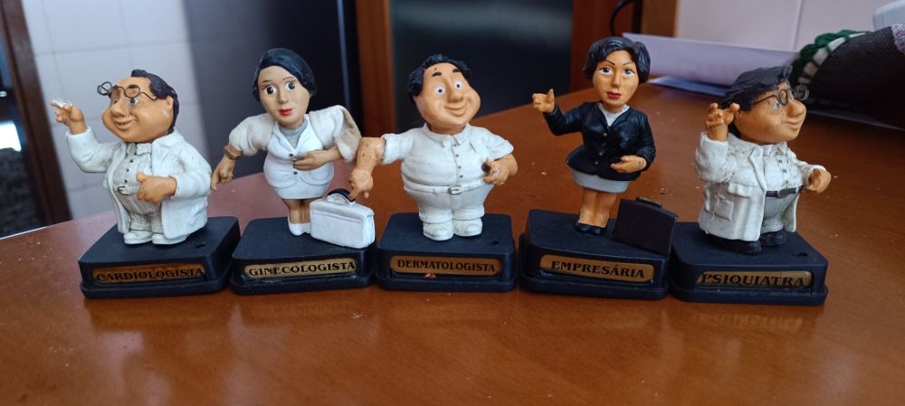 Bonecos vintage caricaturas