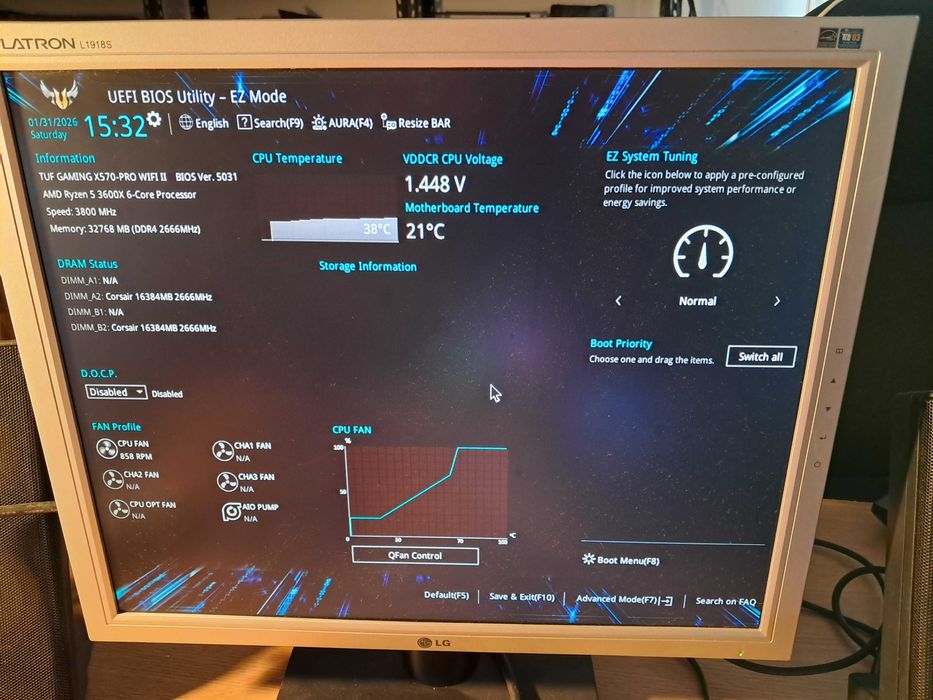 Motherboard Asus TUF Gaming x570-Pro WIFI II