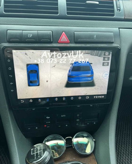 Магнитола A6 C5 S6 RS6 Audi GPS Ауди А6 USB 2 дин CarPlay Android 15