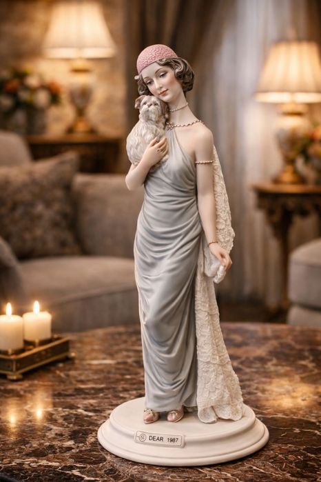 Фарфор Коллекционная пара Belcari DEAR 1987 – Италия – 25 см