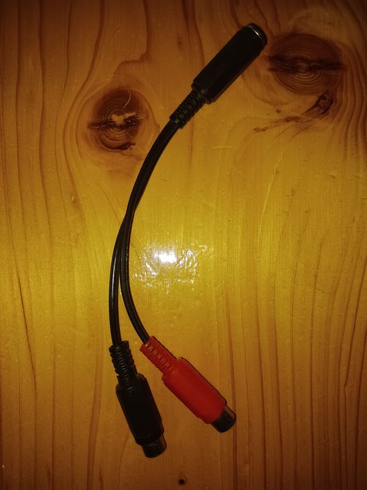 Adapter 2 RCA cinch - Headphone JACK 3.5mm Cable (PS3)