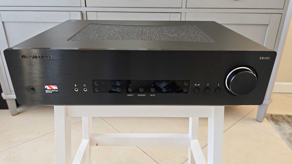 Cambridge Audio CXA80 czarny – 2x80W – DAC Wolfson – XLR – USB