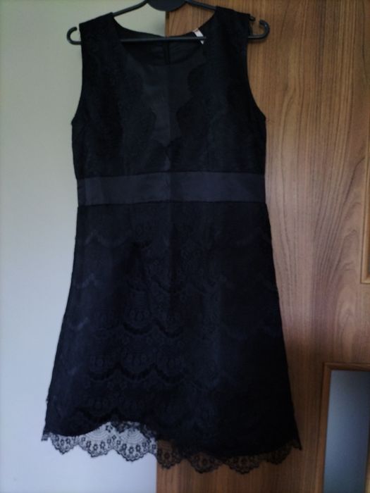 Sukienka czarna koronka roz M/L