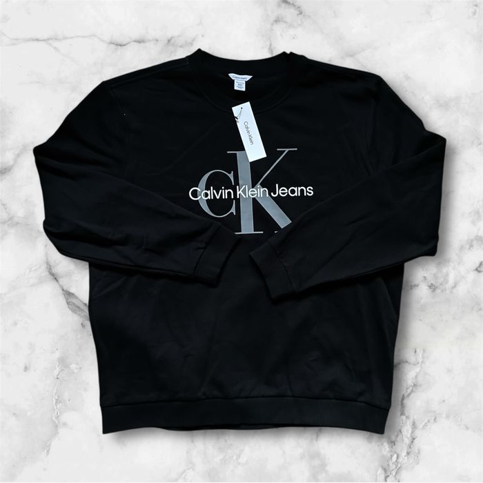 -45%$ XXL 52 54 Calvin Klein кофта свитшот світшот чорний черный 3xl
