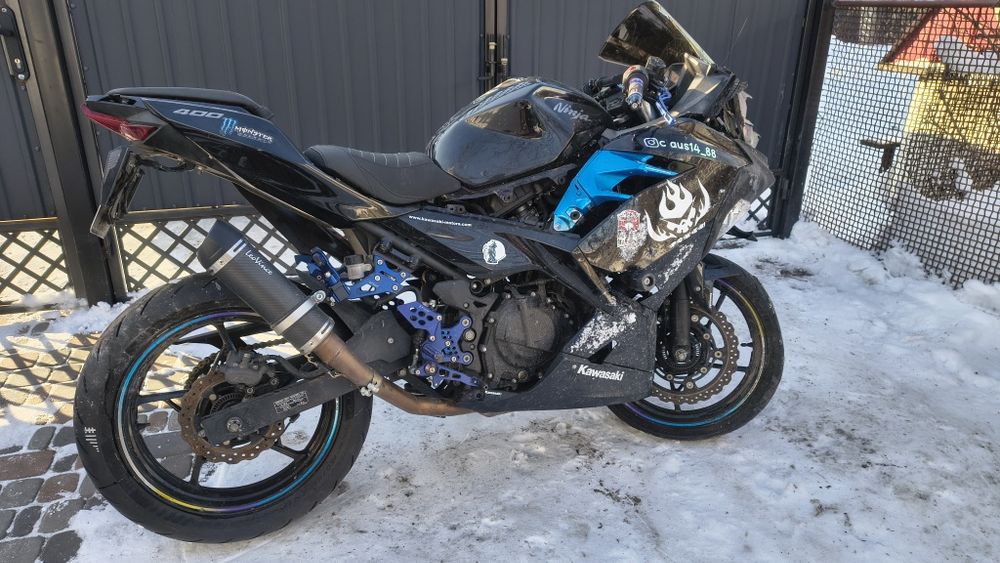 Kawasaki ninja 400 2018 рама документи двигун