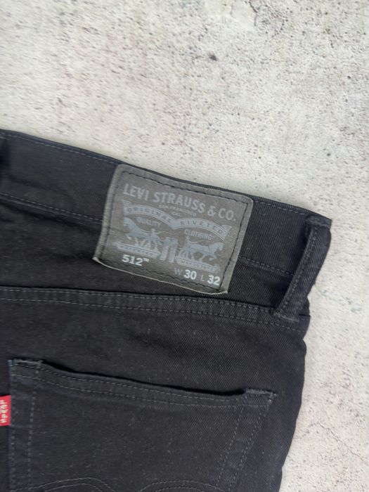 Черные джинсы Levis 512 оригинал Размер 30/32