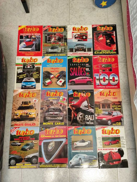 Enorme coleção quase completa de Turbo e catálogos