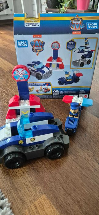 Zestaw mega bloks psi patrol klocki chase