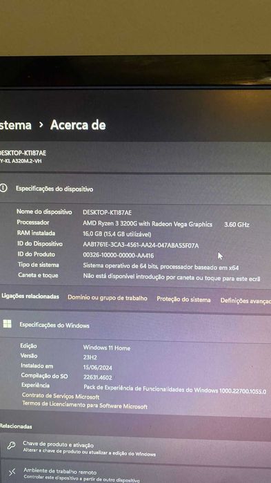 Computador Gaming | Ryzen | 1060 6gb