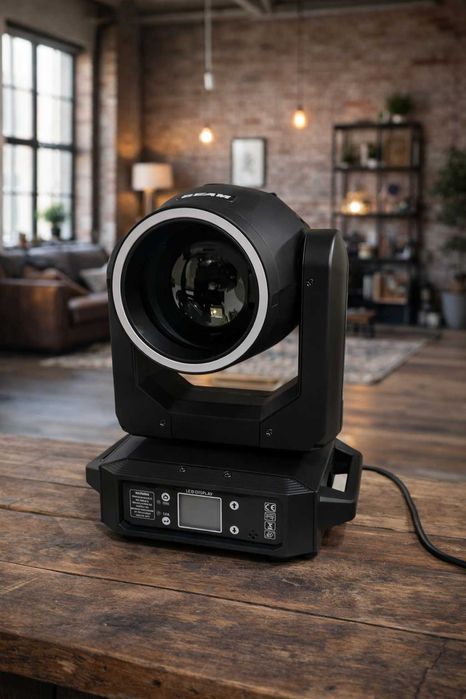 Led Beam 200W Голова + светодиодный ободок МИНИ mini рухома