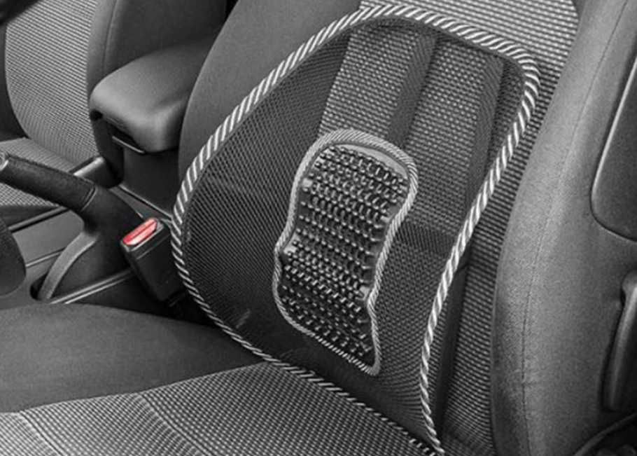 Suporte lombar ergonómico para cadeiras. Novo! Ainda embalado.