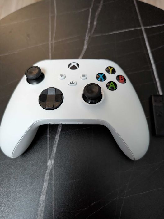 Kontroler Xbox Series z modyfikacją TMR | PAD | GAMEPAD | ONE | MOD X-BOX TMR-K Silver+ Adapter MICROSOFT Wireless USB Xbox One