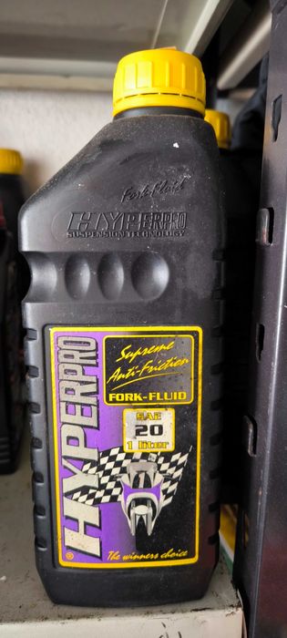 Óleo suspensão frente moto