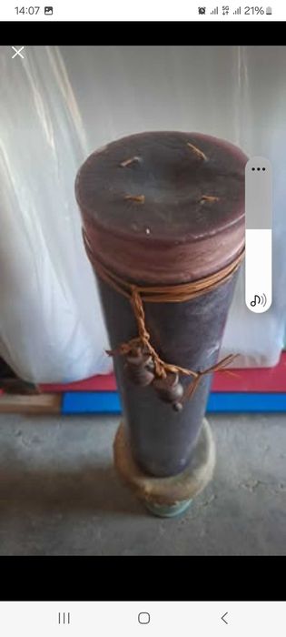 Vela grande decorativa e aromática