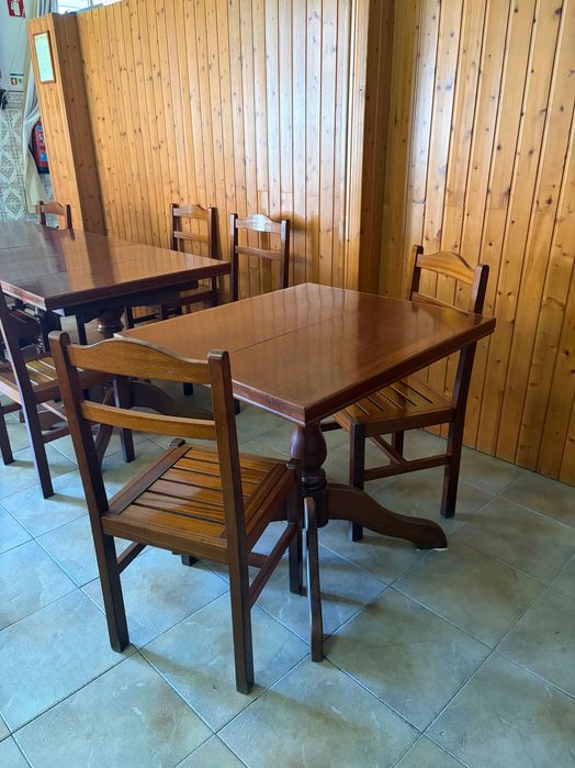 Mobília restaurante (mesas + cadeiras)