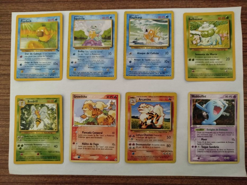 Cartas Pokémon TCG M PT 3