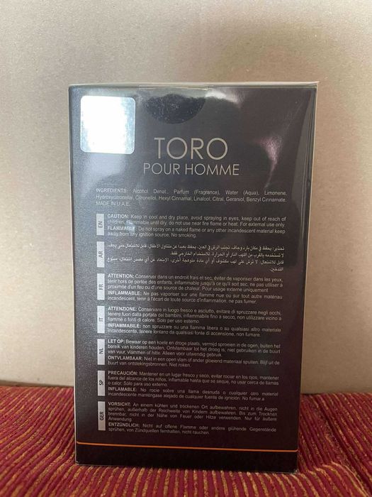 TORO Pour Homme – Maison Alhambra