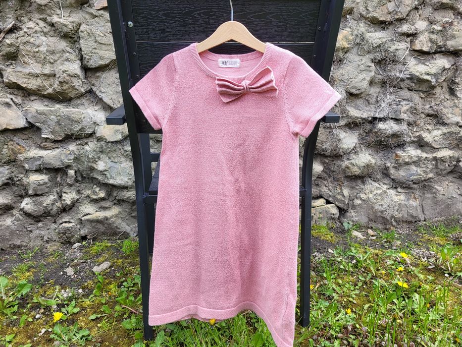 Sukienka dzianinowa H&M 122/128
