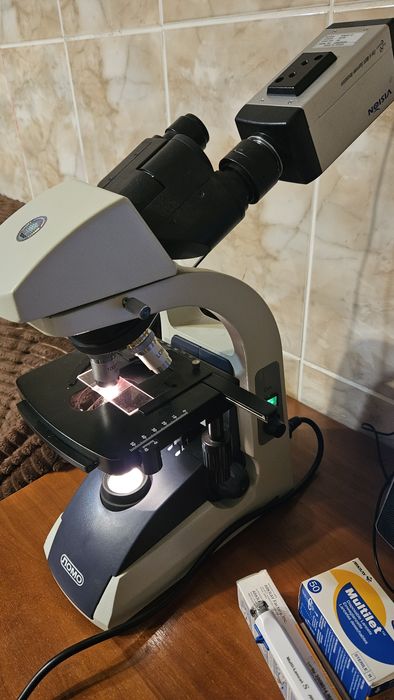 Продам темнопольний мікроскоп для сканування живої краплини крові