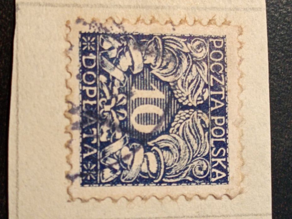 3 selos cobrança - Poczta Polska Doptata -  Polonia / Poland 1919