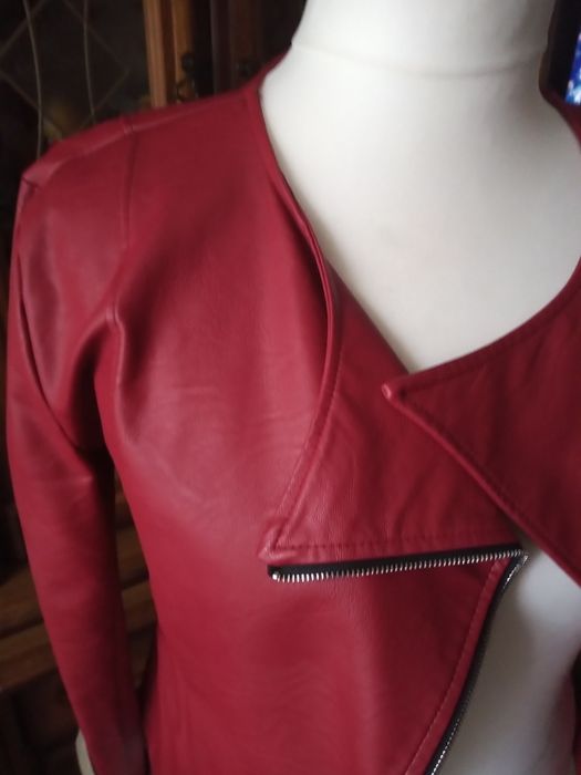 Kurtka z ekoskóry rozmiar L