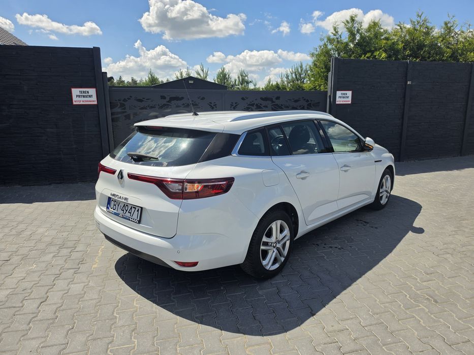 Renault Megane 2017r STAN SUPER! Automat BIAŁA PERŁA !