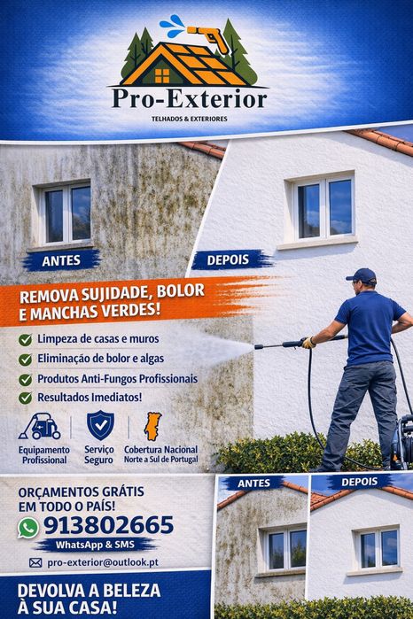 Limpeza de telhados