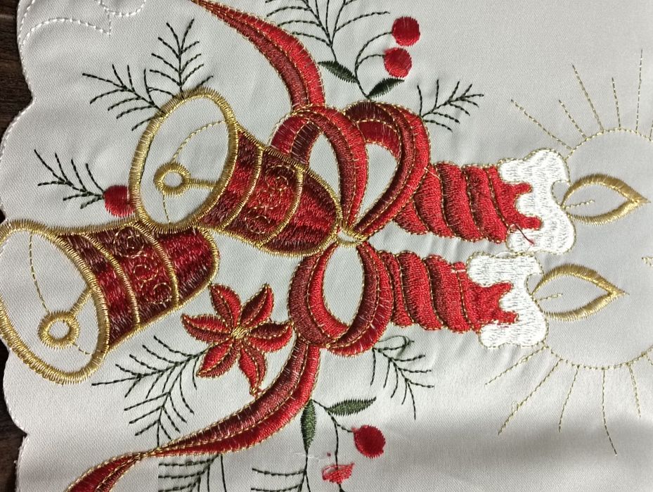 Serweta na ławę, owalna.