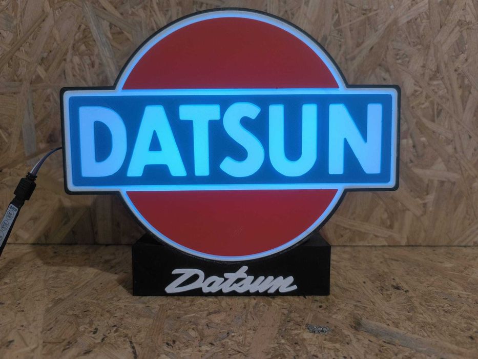 Luminária Decorativa / Lightbox Datsun