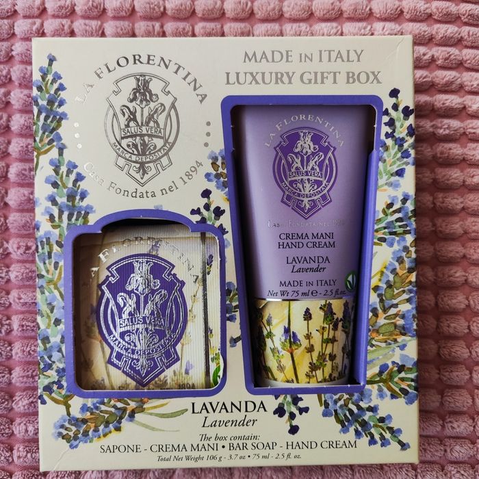 Coffret La Florentina - Sabão luxuoso e Creme Hidratante Mãos - NOVO