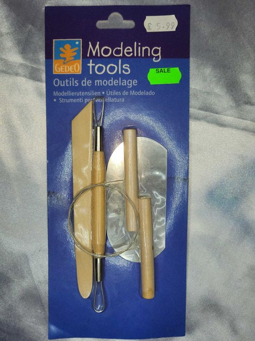 Инструменты для лепки из глины 4 шт.