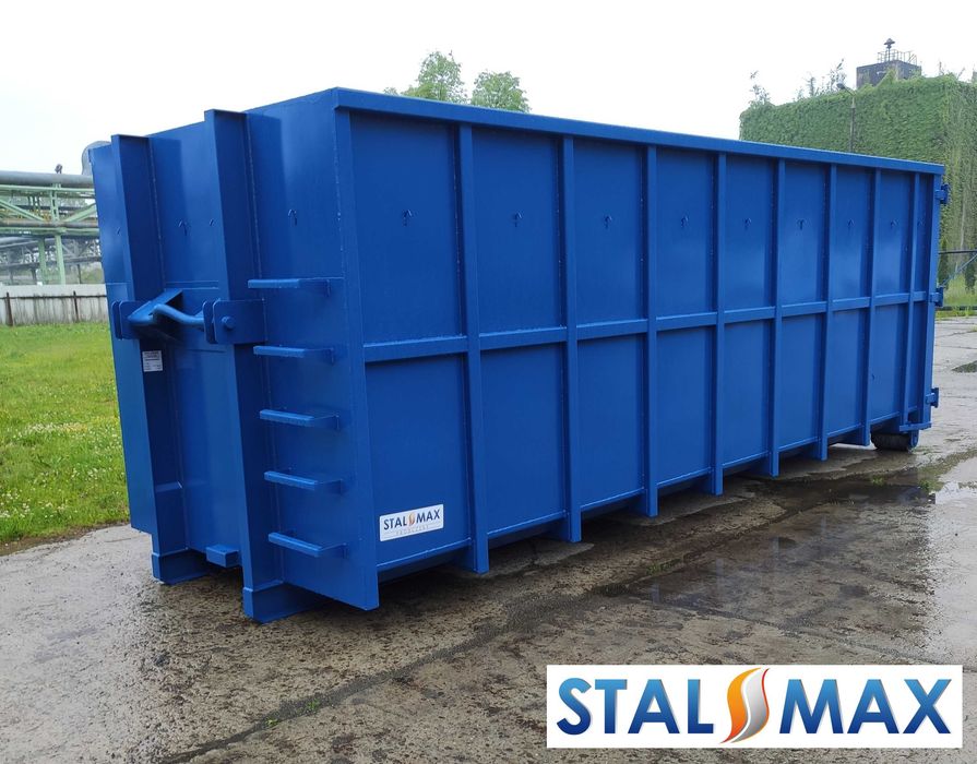 Kontener hakowy 33, 36 STAL-MAX, kontenery, złom, odpady, hakowiec