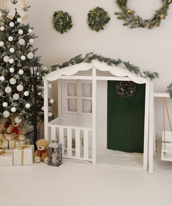 Casa de madeira (decoração fotógrafos