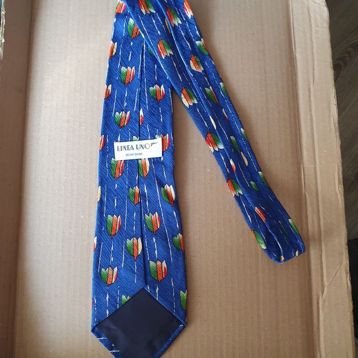 Krawat męski w kwiaty (k-5)OK