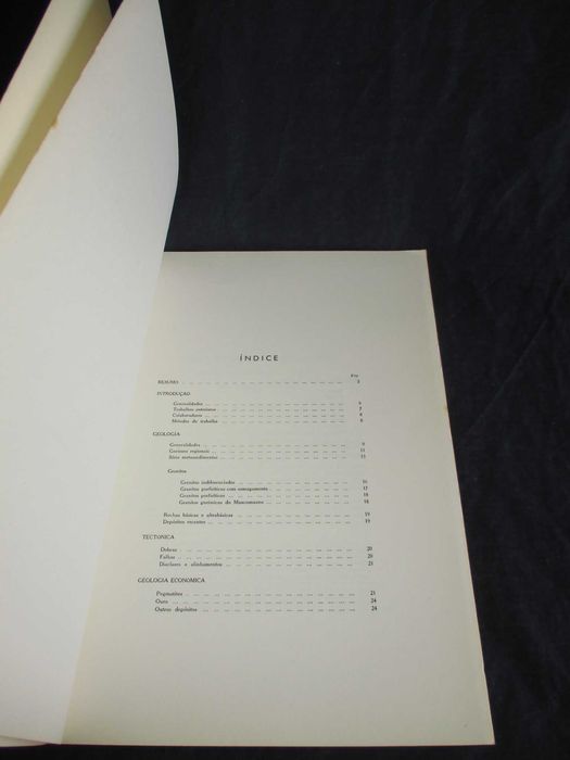 Livro Carta Geológica de Moçambique Alto Ligonha Murrupula 1962