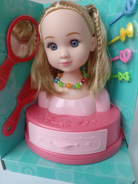 Набір стиліста "Маленька модниця" в коробці, манекен для зачісок