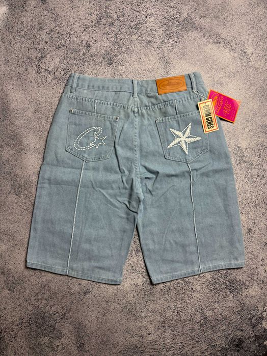 ‼️РОЗПРОДАЖ‼️ Джинсові шорти Corteiz C Star | M L