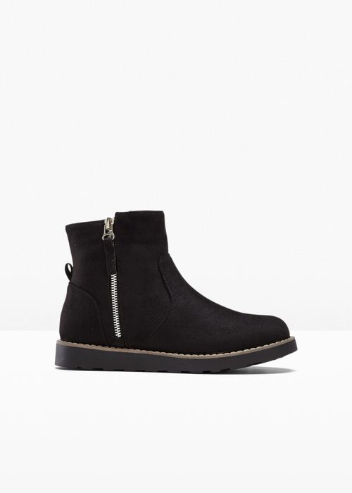 B.P.C botki damskie czarne eko zamsz 36