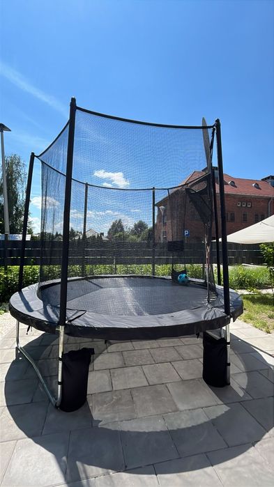 Trampolina okrągła Domyos 300 z siatką ochronną